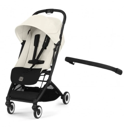 Cybex Orfeo Canvas White 2025 Прогулочная коляска + Cybex барьер