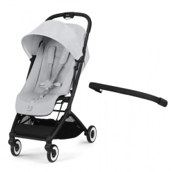Cybex Orfeo Fog Grey 2025 Pastaigu rati + Cybex aizsargbarjera