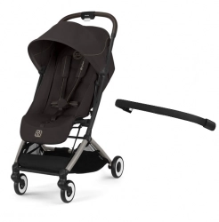 Cybex Orfeo Chocolate Brown 2025 Прогулочная коляска + Cybex барьер