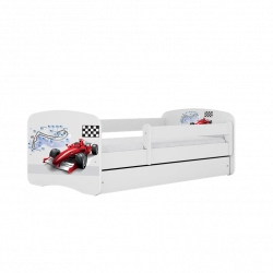 Gulta White Formula bez atvilktnes ar matraci 140x70