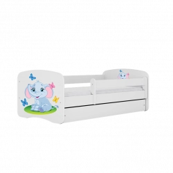Gulta White Elephant bez atvilktnes ar matraci 140x70