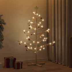Koka Ziemassvētku Koks Dabiska 125 Cm Priedes Masīvkoks Vidaxl