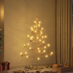 Koka Ziemassvētku Koks Dabiska 150 Cm Priedes Masīvkoks Vidaxl