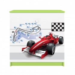 Komoda babydreams zielona formuła