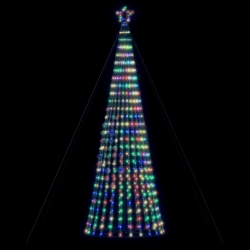 Led Ziemassvētku Eglīte 1028 Led Krāsains 403 Cm Vidaxl