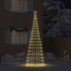 Led Ziemassvētku Koks Su 800 Led Silti Balts 400 Cm Dzelzs Vidaxl