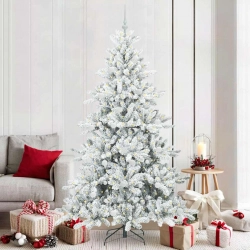 Mākslīgā Saliekamā Ziemassvētku Egle Su 300 Led 210 Cm Pvc Vidaxl