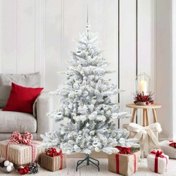 Mākslīgā Saliekamā Ziemassvētku Egle With Leds 150Cm Pvc Vidaxl