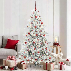 Mākslīgā Saliekamā Ziemassvētku Egle With Leds 180Cm Pvc Vidaxl