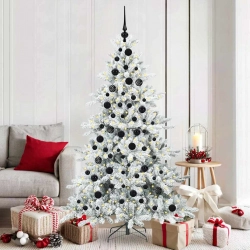 Mākslīgā Saliekamā Ziemassvētku Egle With Leds 180Cm Pvc Vidaxl