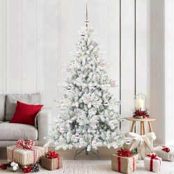 Mākslīgā Saliekamā Ziemassvētku Egle With Leds 180Cm Pvc Vidaxl
