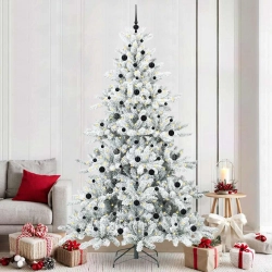 Mākslīgā Saliekamā Ziemassvētku Egle With Leds 240Cm Pvc Vidaxl