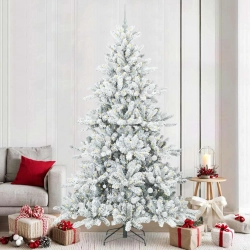 Mākslīgā Saliekamā Ziemassvētku Egle With Leds 240Cm Pvc Vidaxl