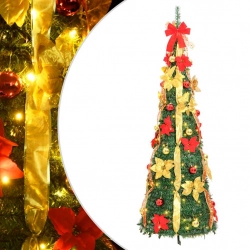 Mākslīgā Ziemassvētku Egle, 150 Led, Zaļa, 180 Cm Vidaxl