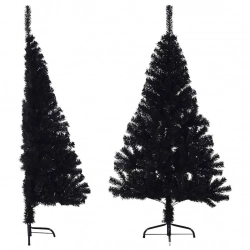 Mākslīgā Ziemassvētku Egle Ar Statīvu, Pusapaļa, 150 Cm, Pvc Vidaxl