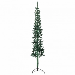 Mākslīgā Ziemassvētku Egle Ar Statīvu, Pusapaļa, Zaļa, 240 Cm Vidaxl