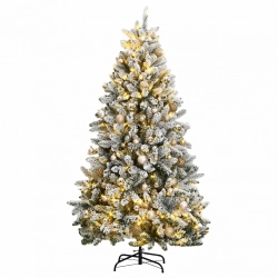 Mākslīgā Ziemassvētku Egle, Bumbiņu Komplekts, 300 Cm, 300 Led Vidaxl