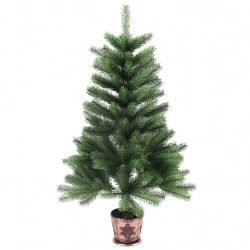 Mākslīgā Ziemassvētku Egle, Dabīga Izskata Skujas, 65 Cm, Zaļa Vidaxl