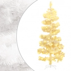 Mākslīgā Ziemassvētku Egle Podā, Spirālveida, Balta, 150 Cm Vidaxl