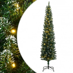 Mākslīgā Ziemassvētku Egle, Šaura, 150 Cm, 150 Led Vidaxl
