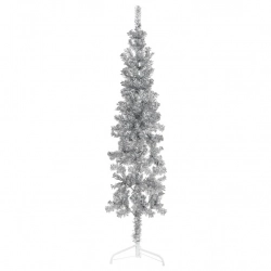 Mākslīgā Ziemassvētku Egle, Statīvs, Pusapaļa, Sudraba, 150 Cm Vidaxl