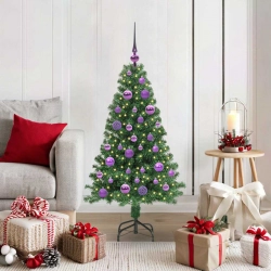 Mākslīgā Ziemassvētku Eglīte Su 150 Led Ar Statīvu Zaļa 120 Cm Vidaxl