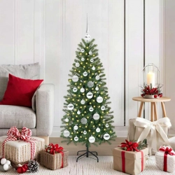 Mākslīgā Ziemassvētku Eglīte Su 150 Led Zaļa 120 Cm Pe Un Pvc Vidaxl