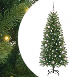 Mākslīgā Ziemassvētku Eglīte Su 150 Led Zaļa 150 Cm Pe Un Pvc Vidaxl