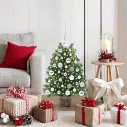Mākslīgā Ziemassvētku Eglīte Su 150 Led Zaļa 65 Cm Pe Un Pvc Vidaxl
