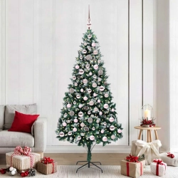 Mākslīgā Ziemassvētku Eglīte Su 300 Led Ar Statīvu Zaļa 210 Cm Vidaxl