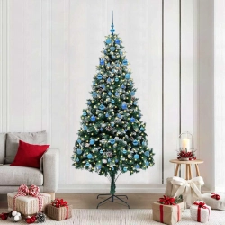 Mākslīgā Ziemassvētku Eglīte Su 300 Led Ar Statīvu Zaļa 210 Cm Vidaxl