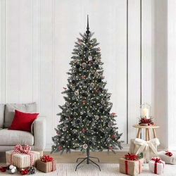 Mākslīgā Ziemassvētku Eglīte Su 300 Led Zaļa 114 X 114 X 210 Cm Vidaxl