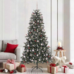 Mākslīgā Ziemassvētku Eglīte Su 300 Led Zaļa 114 X 114 X 210 Cm Vidaxl