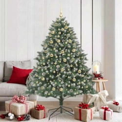 Mākslīgā Ziemassvētku Eglīte Su 300 Led Zaļa 126 X 126 X 180 Cm Vidaxl