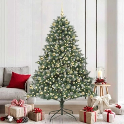 Mākslīgā Ziemassvētku Eglīte Su 300 Led Zaļa 140 X 140 X 210 Cm Vidaxl