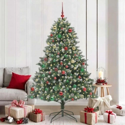 Mākslīgā Ziemassvētku Eglīte Su 300 Led Zaļa 140 X 140 X 210 Cm Vidaxl