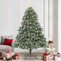 Mākslīgā Ziemassvētku Eglīte Su 300 Led Zaļa 160 X 160 X 240 Cm Vidaxl