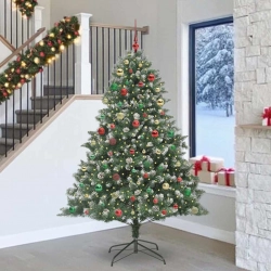Mākslīgā Ziemassvētku Eglīte Su 300 Led Zaļa 160 X 160 X 240 Cm Vidaxl