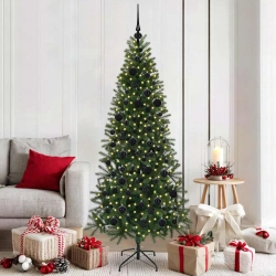 Mākslīgā Ziemassvētku Eglīte Su 300 Led Zaļa 180 Cm Pe Un Pvc Vidaxl