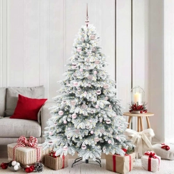 Mākslīgā Ziemassvētku Eglīte Su 300 Led Zaļa 180 Cm Pe Un Pvc Vidaxl
