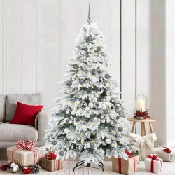 Mākslīgā Ziemassvētku Eglīte Su 300 Led Zaļa 210 Cm Pe Un Pvc Vidaxl