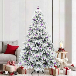 Mākslīgā Ziemassvētku Eglīte Su 300 Led Zaļa 210 Cm Pe Un Pvc Vidaxl