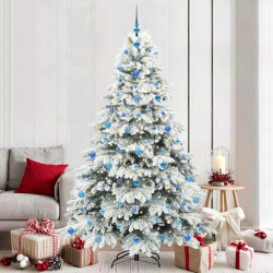 Mākslīgā Ziemassvētku Eglīte Su 300 Led Zaļa 210 Cm Pe Un Pvc Vidaxl