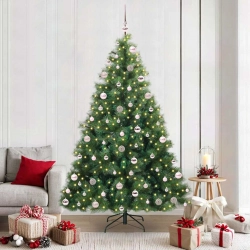 Mākslīgā Ziemassvētku Eglīte Su 300 Led Zaļa 210 Cm Pe Un Pvc Vidaxl