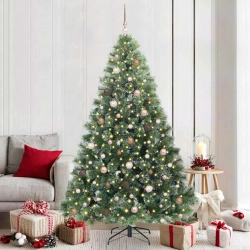 Mākslīgā Ziemassvētku Eglīte Su 300 Led Zaļa 210 Cm Pe Un Pvc Vidaxl