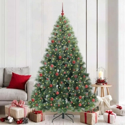 Mākslīgā Ziemassvētku Eglīte Su 300 Led Zaļa 210 Cm Pe Un Pvc Vidaxl