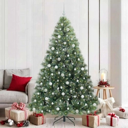 Mākslīgā Ziemassvētku Eglīte Su 300 Led Zaļa 210 Cm Pe Un Pvc Vidaxl