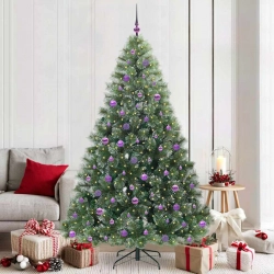 Mākslīgā Ziemassvētku Eglīte Su 300 Led Zaļa 210 Cm Pe Un Pvc Vidaxl