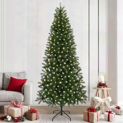 Mākslīgā Ziemassvētku Eglīte Su 300 Led Zaļa 240 Cm Pe Un Pvc Vidaxl