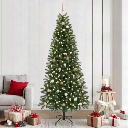 Mākslīgā Ziemassvētku Eglīte Su 300 Led Zaļa 240 Cm Pe Un Pvc Vidaxl